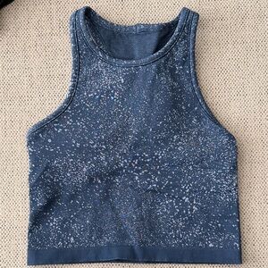 Lululemon  Blue Speckled Women's Workout Top